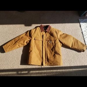 Carhartt Brown Coat Quilt Lined 2XL